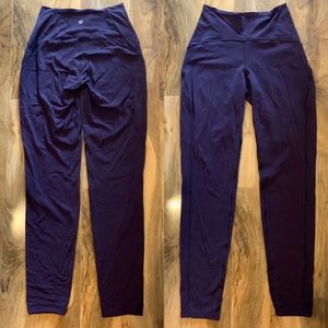 Straight Leg Purple Lululemon Leggings